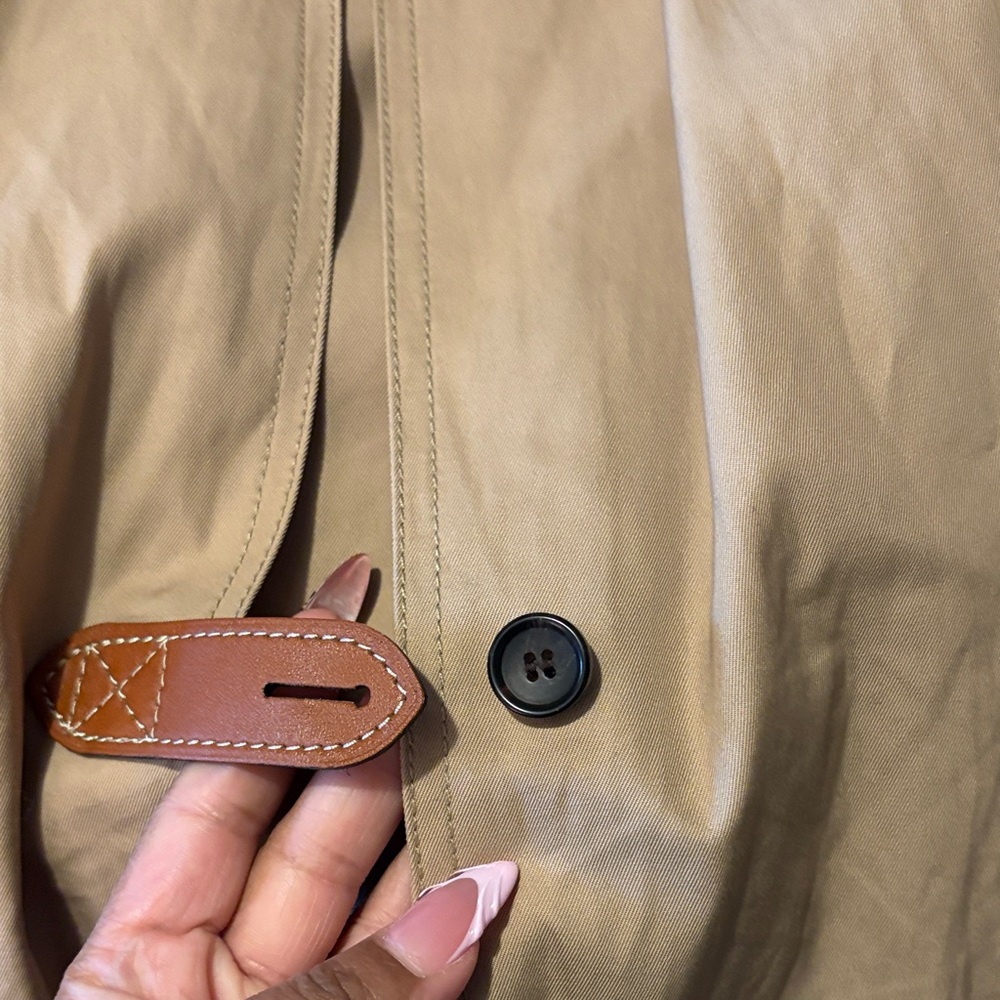 Women's Coach Tan Trench Coat - Picture 7 of 7